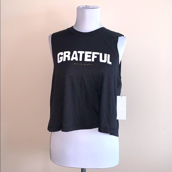 Spiritual Gangster Tops - Spiritual Gangster Grateful Crop Tank